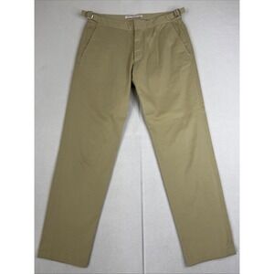 Orlebar Brown "Fallon" Stretch Cotton Chino Trousers Taupe Beige W28 Small